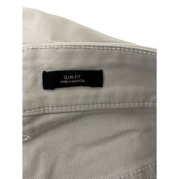 Massimo Dutti Mens Denim Pants EU 42 US 32 Slim Fit Straight stone 0042/064 NWT - Picture 7 of 12